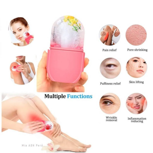 MOLDE MASAJEADOR FACIAL DE HIELO